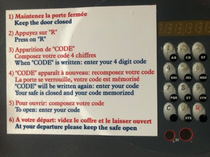 safe02 Safe Instructions